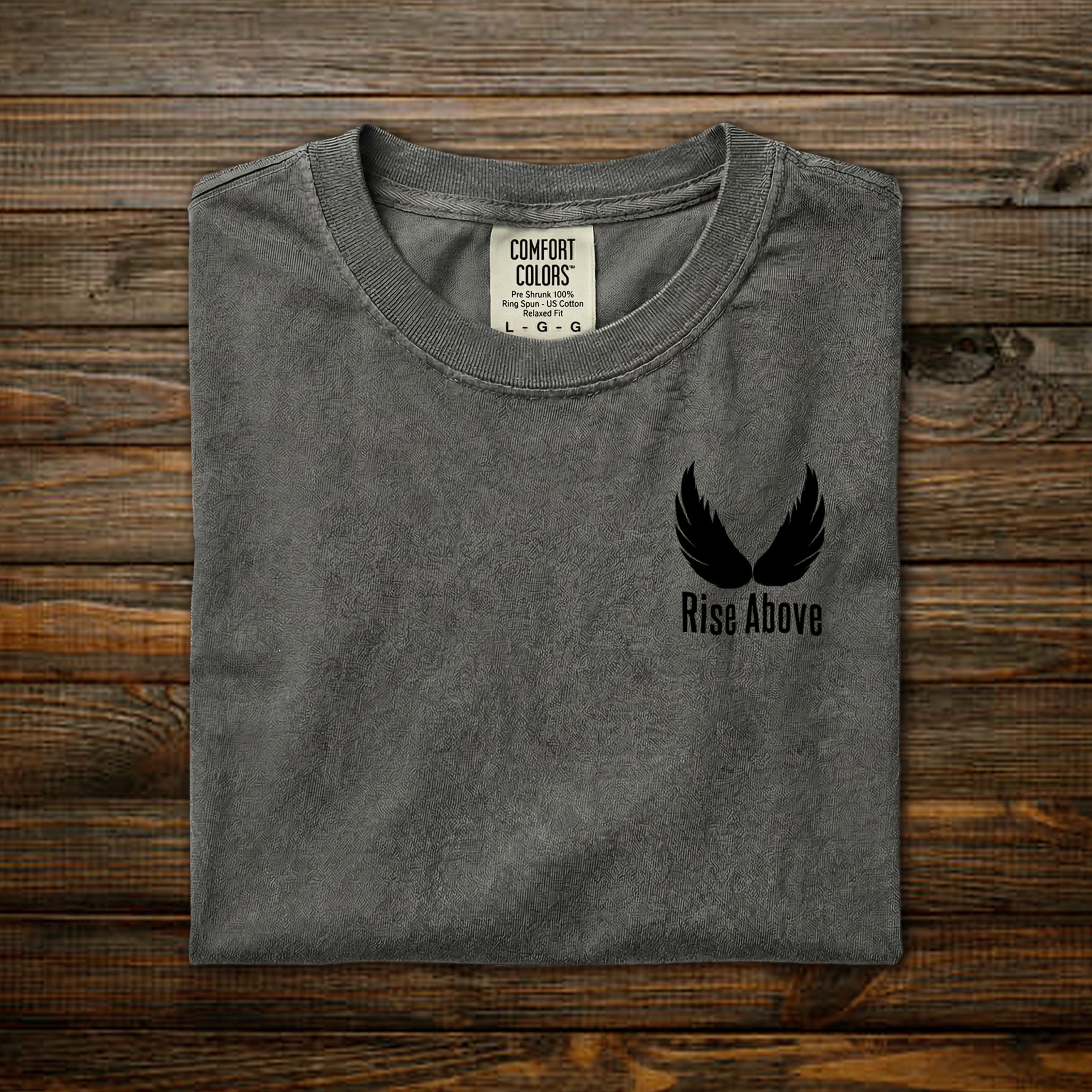 Rise Above Pepper – Chest Black