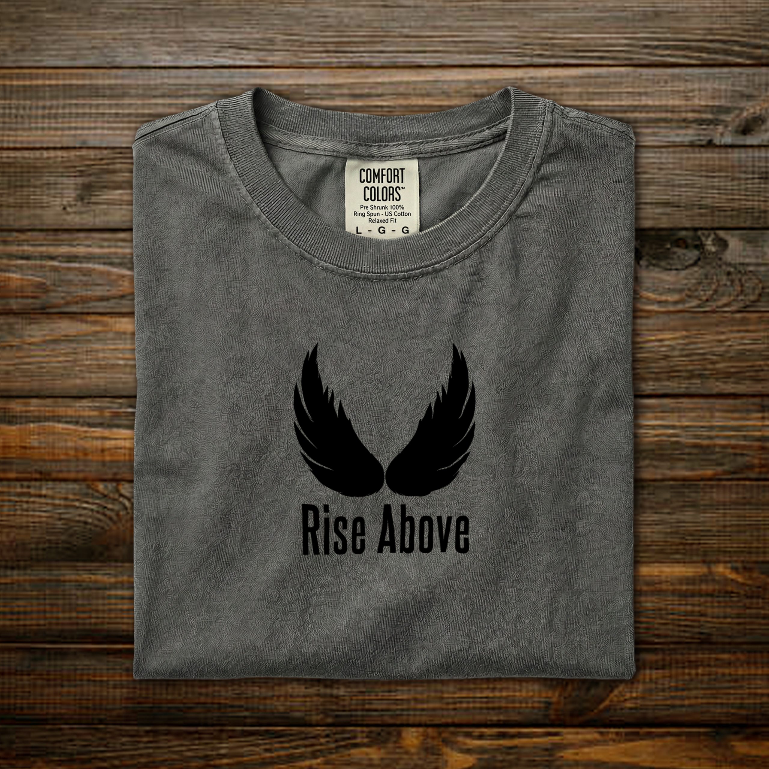 Rise Above Pepper – Bold Center Black