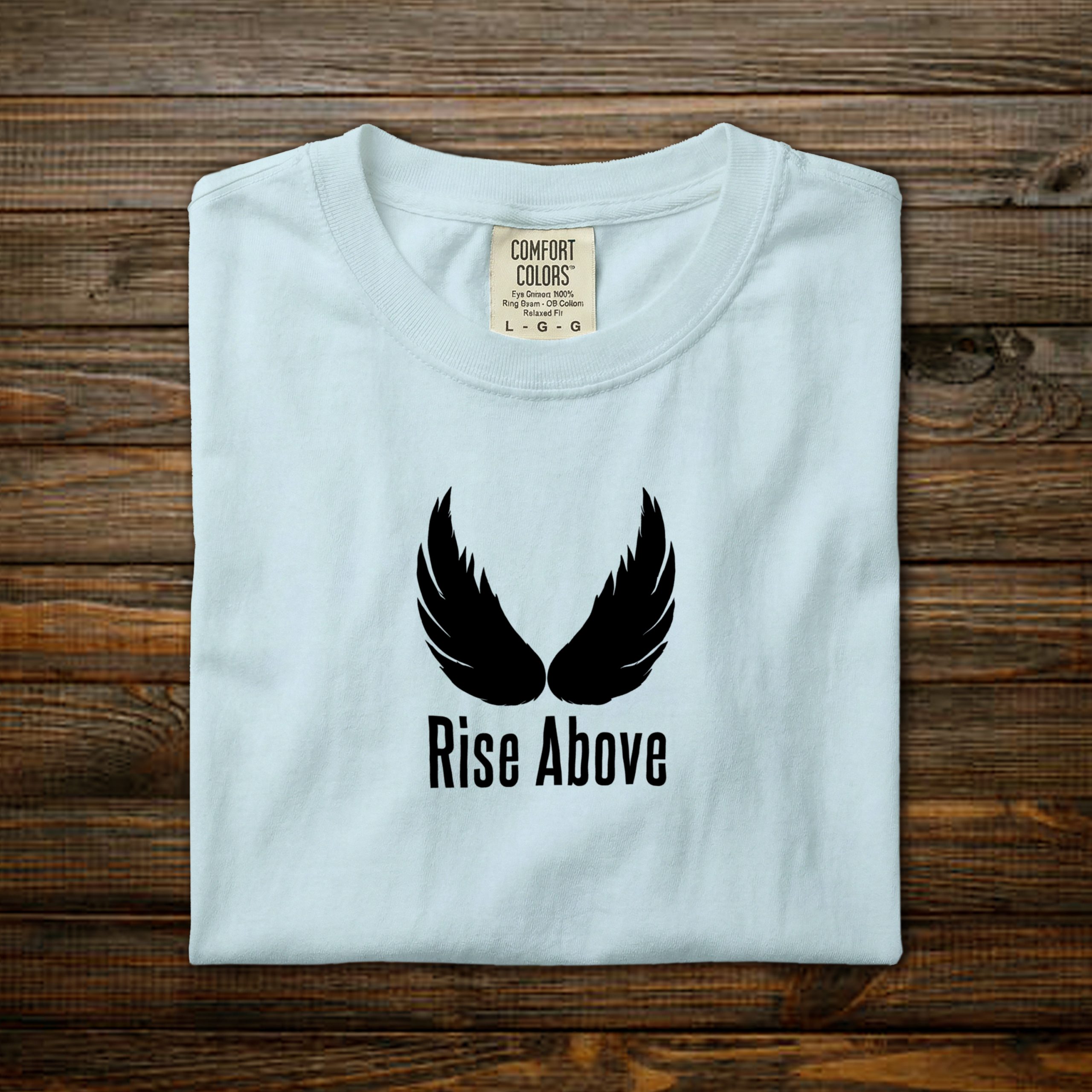 Rise Above Chambrey – Bold Center Black